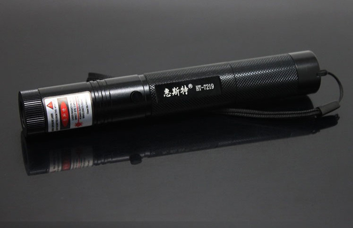 100mw~200mw Focusable Green Laser Pointer with safety key / 5 Lens
